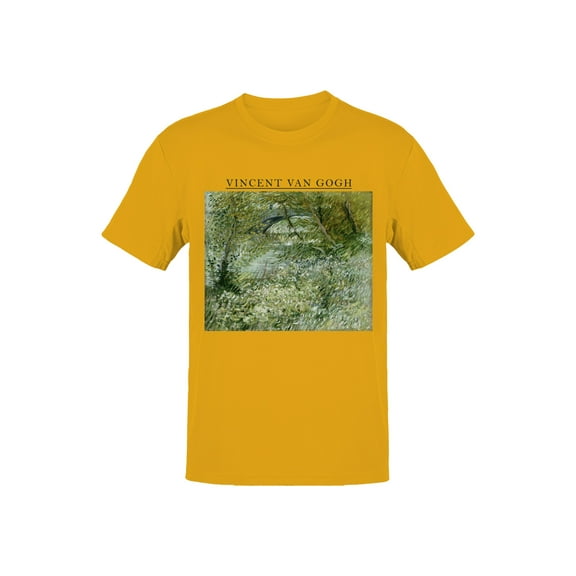 Vincent Van Gogh Bridge Landscape Men's T-shirt