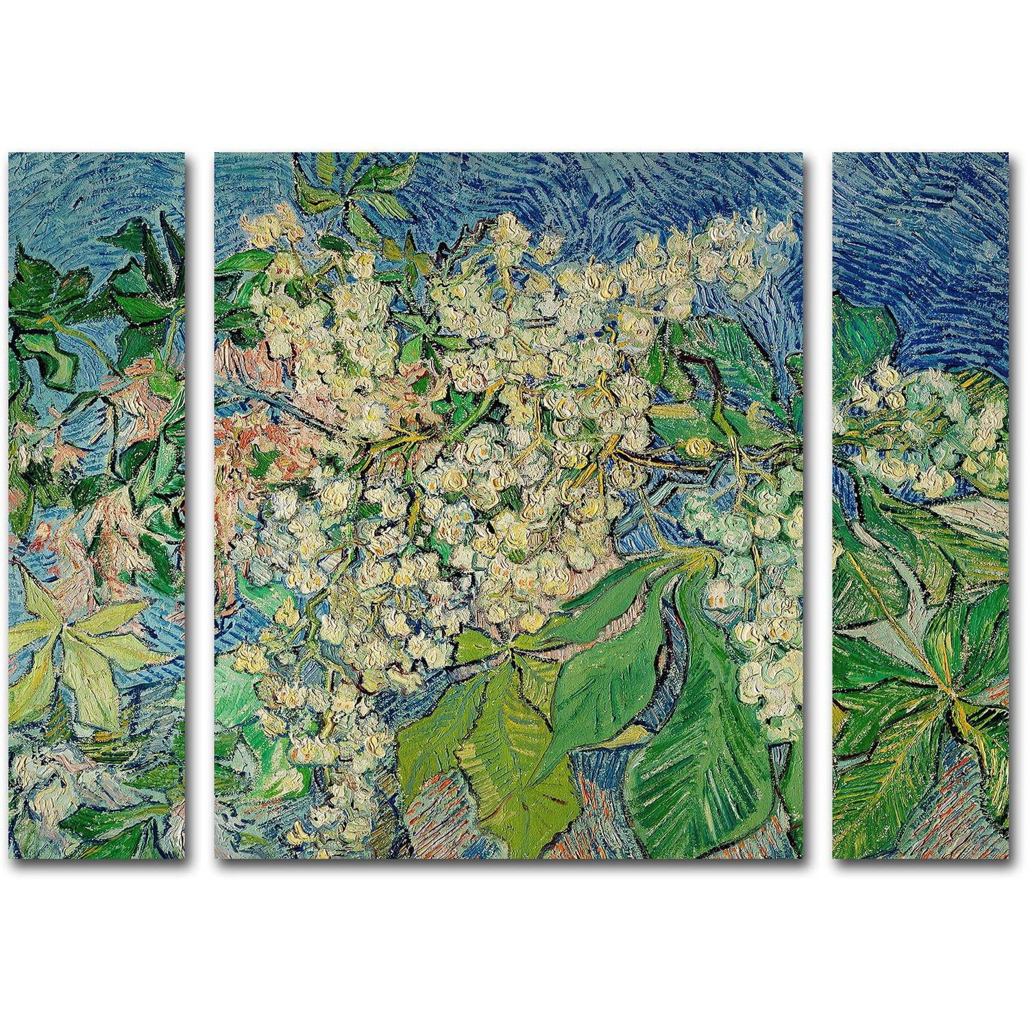 Vincent Van Gogh "Chesnut Branches" Multi Panel Art Set