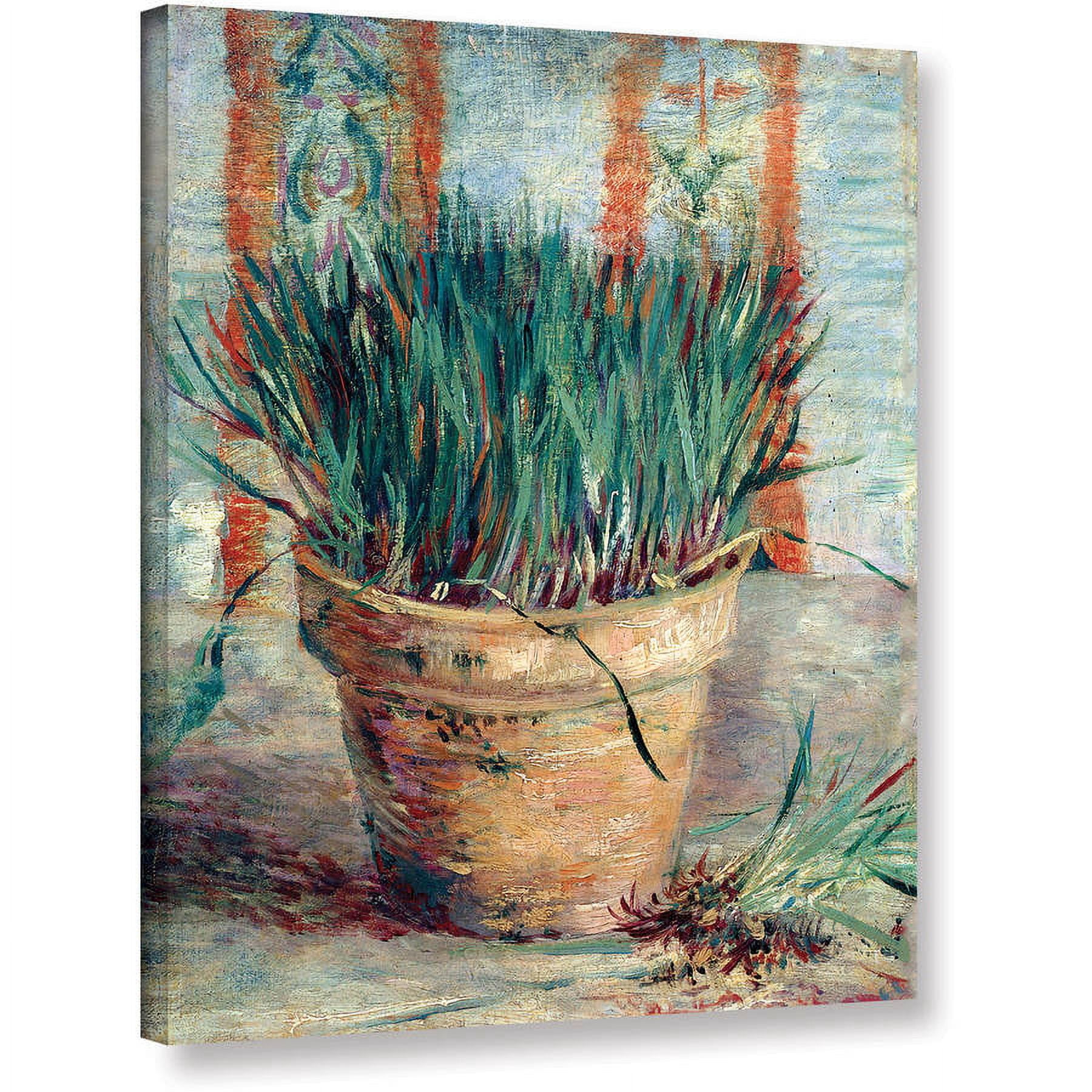 Vincent Van Gogh "Chives" Wrapped Canvas Art