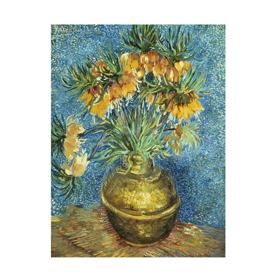 Trademark Fine Art Pierre Renoir Crown Imperial Fritillaries Canvas Wall Art - 18x24