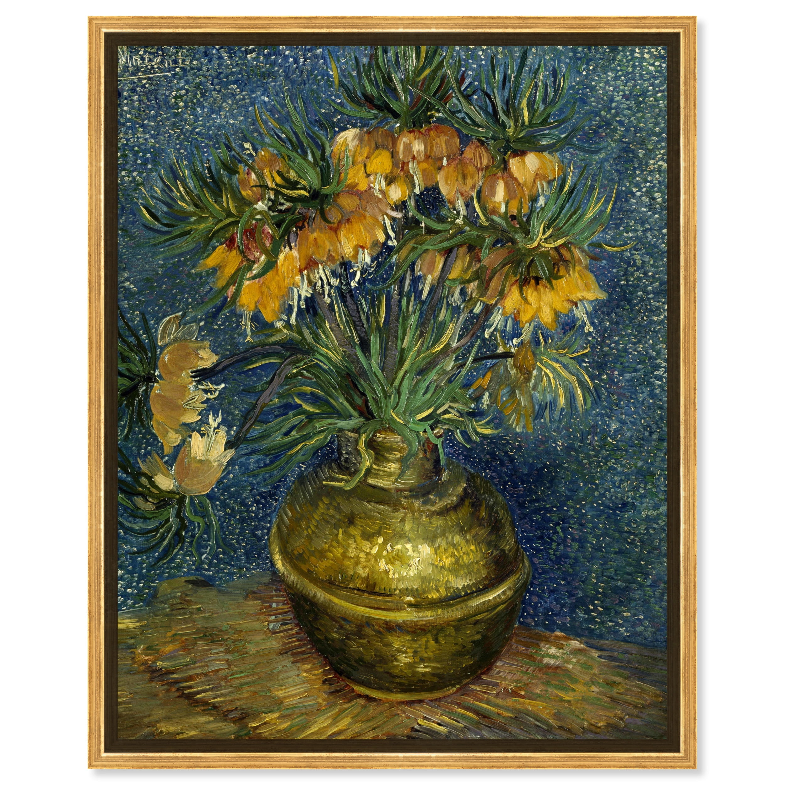 Vincent Van GoghImperial Fritillaries Classic Fields And Floral Canvas