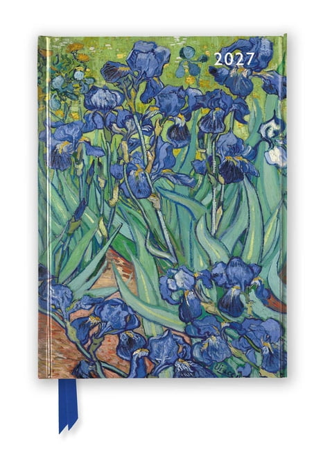 Vincent Van Gogh: Irises 2027 Luxury Diary Planner - Page to View with Notes, (Hardcover)