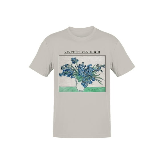 Vincent Van Gogh Irises Art Men's T-shirt