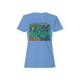thumbnail image 1 of Vincent Van Gogh Irises Artwork Women's T-shirt, 1 of 3