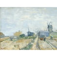 thumbnail image 1 of Vincent Van Gogh Montmartre Molens En Moestuinen Cropped Extra Large Art Print Wall Mural Poster Premium XL, 1 of 3