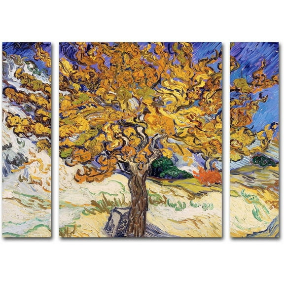 Vincent Van Gogh "Mulberry Tree 1889" Multi Panel Art Set