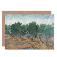 thumbnail image 1 of Vincent Van Gogh Olive Grove Fine Art Greetings Card Plus Envelope Blank inside, 1 of 3