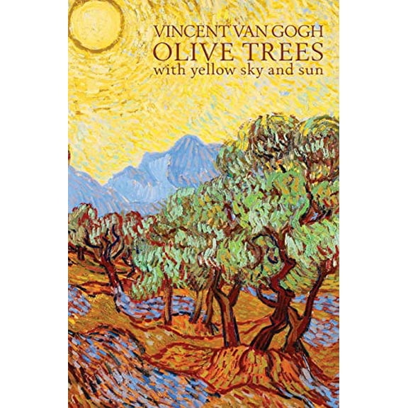 Pre-Owned Vincent Van Gogh Olive Trees with Yellow Sky and Sun: Disguised Password Journal, Phone and Address Book for Your Contacts and Websites (Disguised Password Books) Paperback