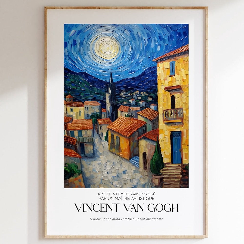 Vincent Van Gogh Poster, Modern Exhibition Wall Art, Van Gogh Print As ...