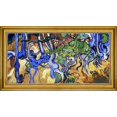 thumbnail image 1 of Vincent Van Gogh Roots and Tree Trunks - 14" x 28" Framed Premium Canvas Print, 1 of 1