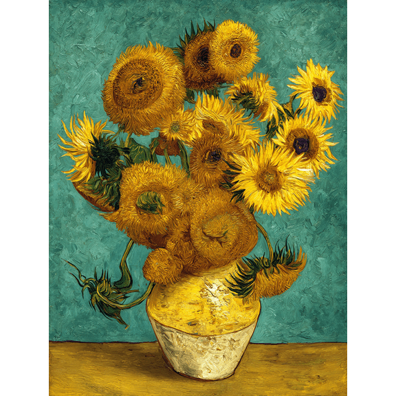 Vincent Van Gogh Sunflowers Canvas Wall Art, Home Decor for Living Room Bedroom Kitchen Entryway Hallway
