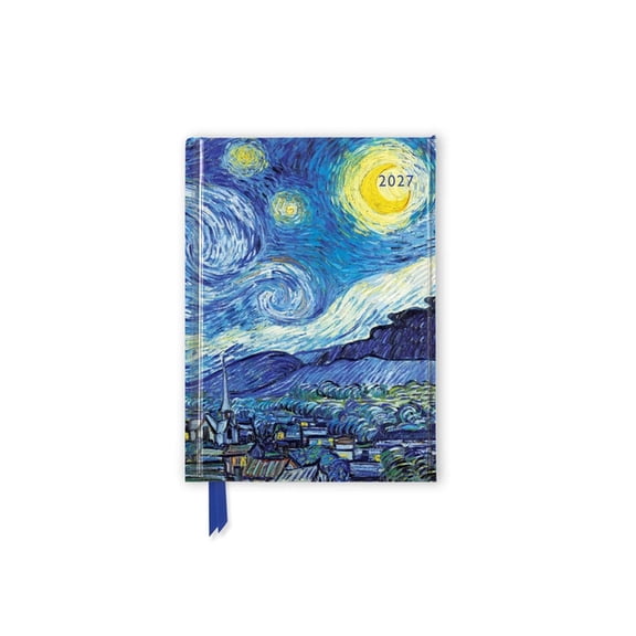 Vincent Van Gogh: The Starry Night 2027 Luxury Pocket Diary Planner - Week to View, (Hardcover)