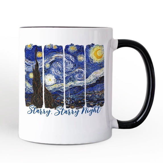 Vincent Van Gogh The Starry Night Mug, Famous Painting Gift