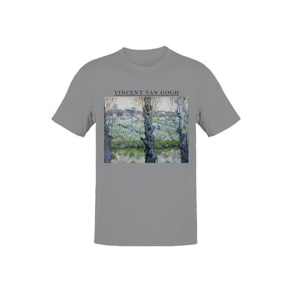 Vincent Van Gogh's Blossoming Landscape Men's T-shirt