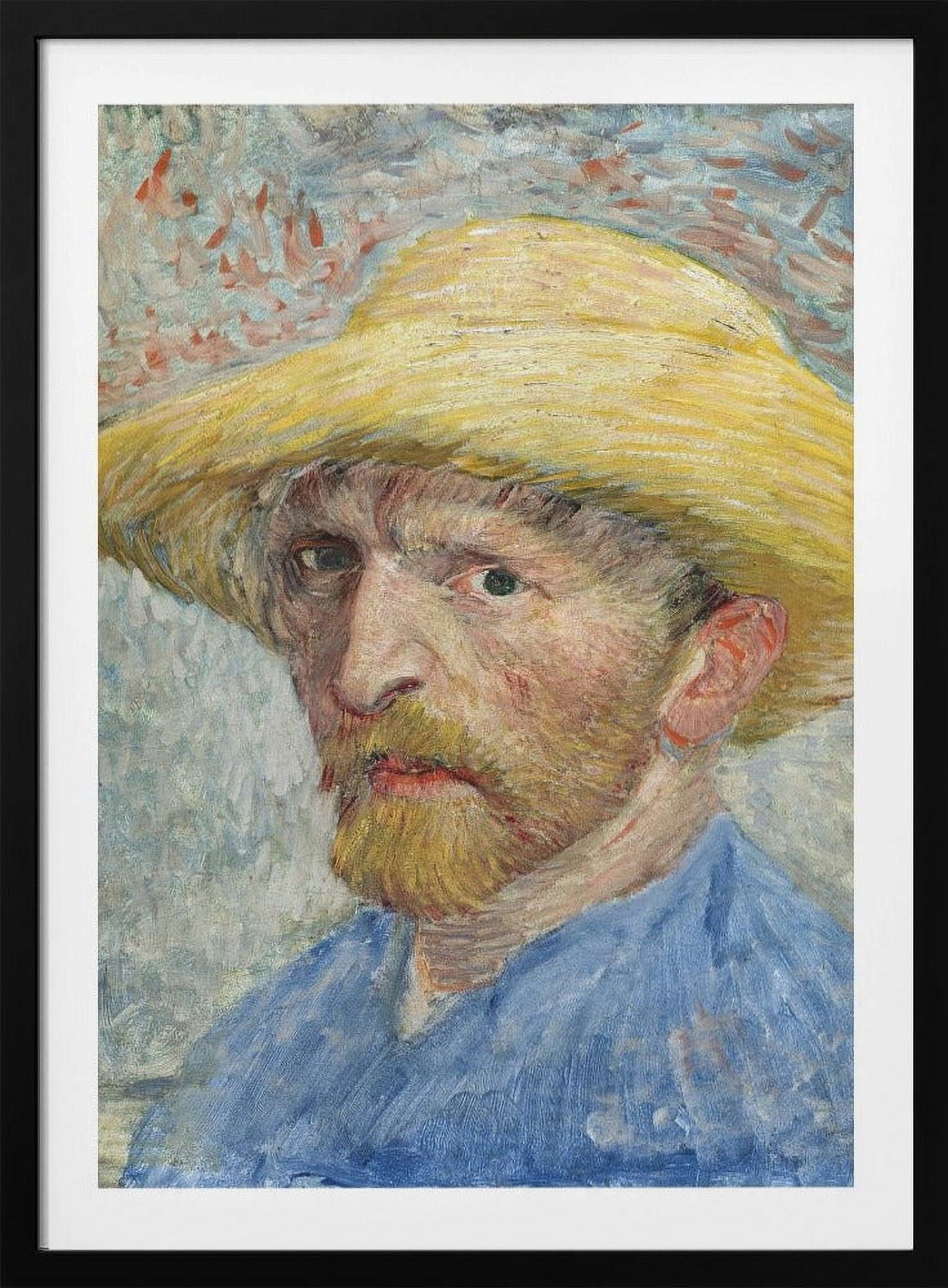 Vincent Van Gogh's Self Portrait (1887) Framed Art Modern Wall Decor -  Walmart.com, image size:1472x2000