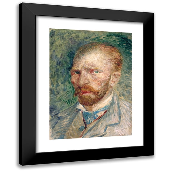 Vincent van Gogh 11x14 Black Modern Framed Museum Art Print Titled - Self-Portrait