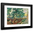 thumbnail image 1 of Vincent van Gogh 14x12 Black Modern Framed Museum Art Print Titled - The Garden of Saint-Paul Hospital (1889), 1 of 5