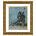 thumbnail image 1 of Vincent van Gogh 20x24 Gold Ornate Framed and Double Matted Museum Art Print Titled - Le Moulin De La Galette (ca. 1886), 1 of 4