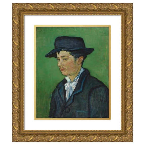 Vincent van Gogh 20x24 Gold Ornate Framed and Double Matted Museum Art Print Titled - Portrait of Armand Roulin (1888)