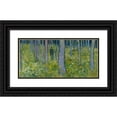 thumbnail image 1 of Vincent van Gogh 24x14 Black Ornate Framed Double Matted Museum Art Print Titled: Undergrowth with Two Figures (1890), 1 of 5