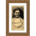 thumbnail image 1 of Vincent van Gogh 2x Matted 16x24 Gold Ornate Framed Art Print 'Head of a Man', 1 of 2
