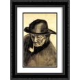 thumbnail image 1 of Vincent van Gogh 2x Matted 18x24 Black Ornate Framed Art Print 'Head of a Fisherman with a Sou'wester', 1 of 2