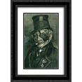 thumbnail image 1 of Vincent van Gogh 2x Matted 18x24 Black Ornate Framed Art Print 'Orphan Man in Sunday Clothes with Eye Bandage', 1 of 2