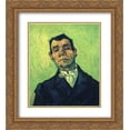 thumbnail image 1 of Vincent van Gogh 2x Matted 20x22 Gold Ornate Framed Art Print 'Portrait of a Man', 1 of 2