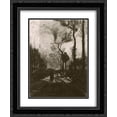 thumbnail image 1 of Vincent van Gogh 2x Matted 20x24 Black Ornate Framed Art Print 'Lane in Autumn', 1 of 2