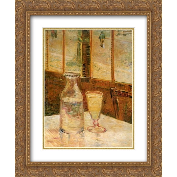 Vincent van Gogh 2x Matted 20x24 Gold Ornate Framed Art Print 'Absinthe'