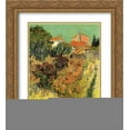 thumbnail image 1 of Vincent van Gogh 2x Matted 20x24 Gold Ornate Framed Art Print 'Garden Behind a House', 1 of 2