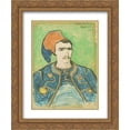 thumbnail image 1 of Vincent van Gogh 2x Matted 20x24 Gold Ornate Framed Art Print 'The Zouave Half Length', 1 of 2