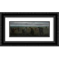 thumbnail image 1 of Vincent van Gogh 2x Matted 24x14 Black Ornate Framed Art Print 'Peasants planting potatoes', 1 of 2