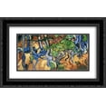 thumbnail image 1 of Vincent van Gogh 2x Matted 24x16 Black Ornate Framed Art Print 'Tree roots', 1 of 2