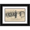 thumbnail image 1 of Vincent van Gogh 2x Matted 24x18 Black Ornate Framed Art Print 'Orphans', 1 of 2