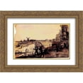 thumbnail image 1 of Vincent van Gogh 2x Matted 24x18 Gold Ornate Framed Art Print 'View of Montmartre', 1 of 2