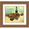 thumbnail image 1 of Vincent van Gogh 2x Matted 24x20 Gold Ornate Framed Art Print 'Still Life Bottle, Lemons and Oranges', 1 of 2