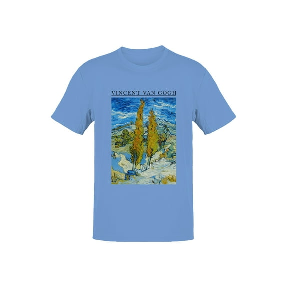 Vincent van Gogh Cypress Landscape Men's T-shirt