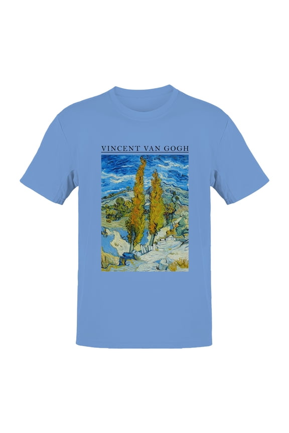 Vincent van Gogh Cypress Landscape Men's T-shirt