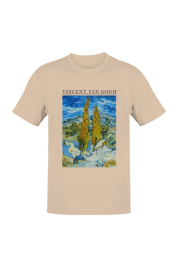 Vincent van Gogh Cypress Landscape Men's T-shirt