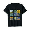 thumbnail image 1 of Vincent van Gogh | Famous Paintings Starry Night Sunflowers T-Shirt, 1 of 5
