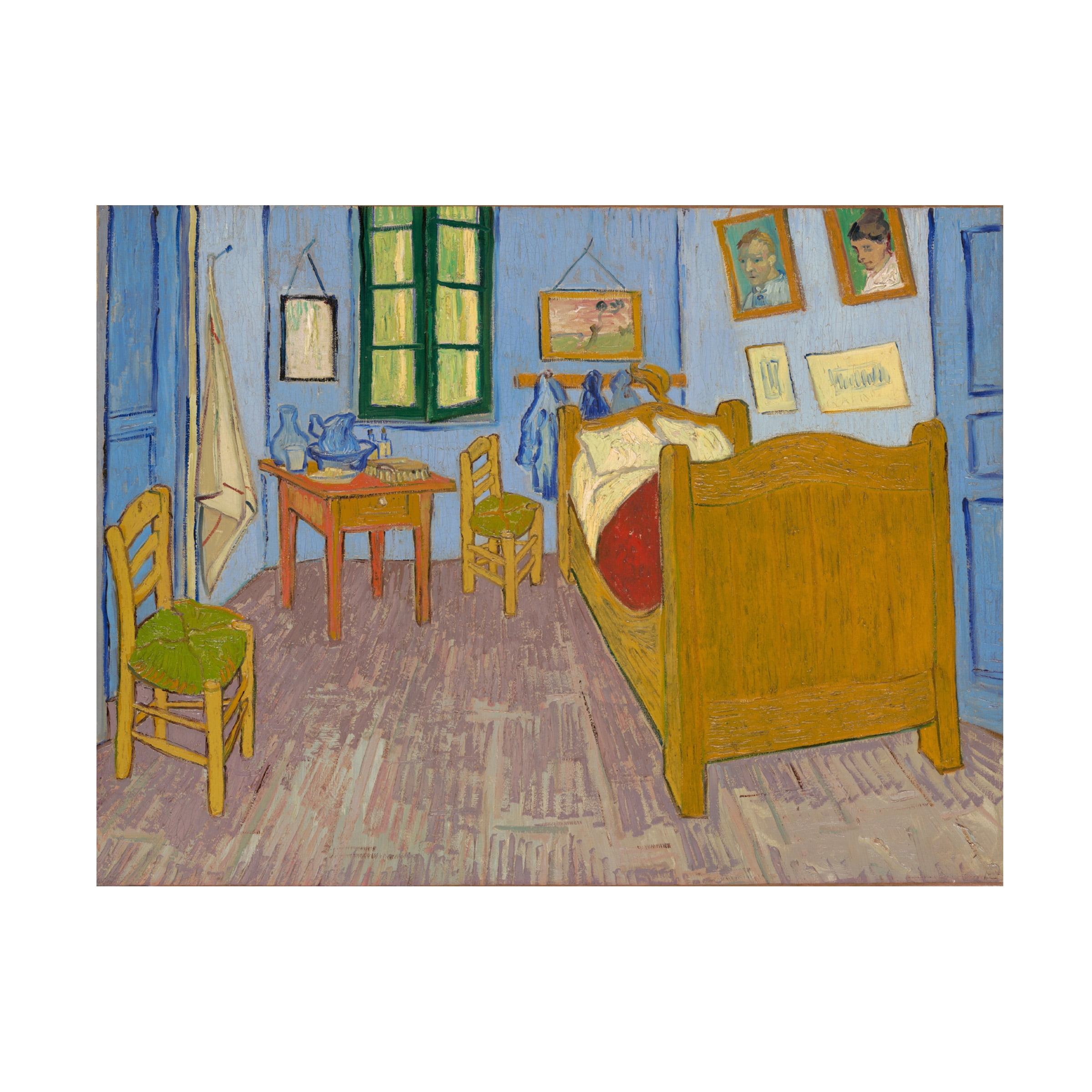 Trademark Fine Art Vincent Van Gogh Van Gogh's Bedroom at Arles Canvas Wall Art - 18x24
