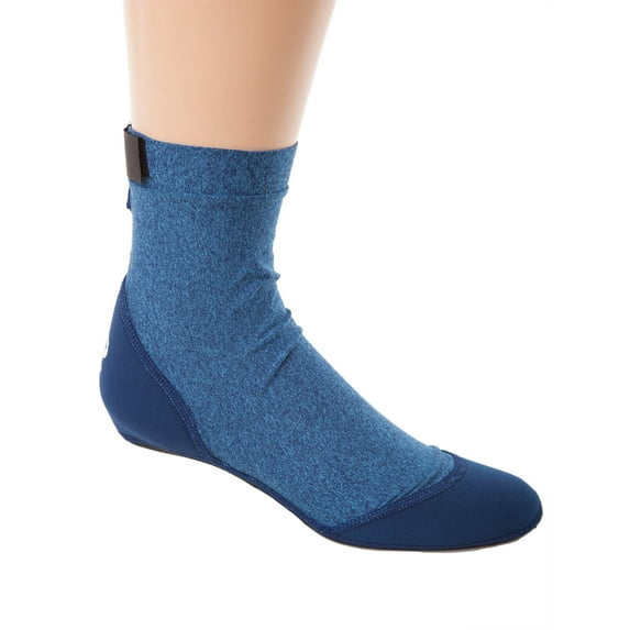 Vincere Sand Socks for Soccer, Volleyball, Snorkeling Large Heather Cobalt