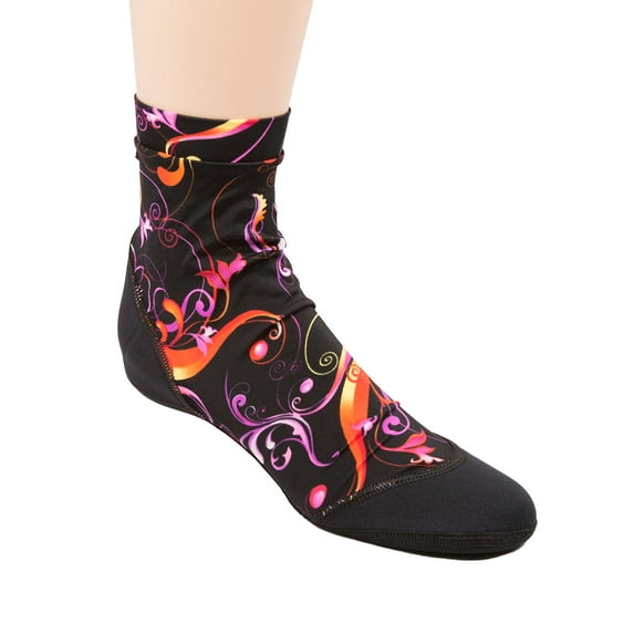 Vincere Sand Socks for Soccer, Volleyball, Snorkeling XS Flourish Fantasy
