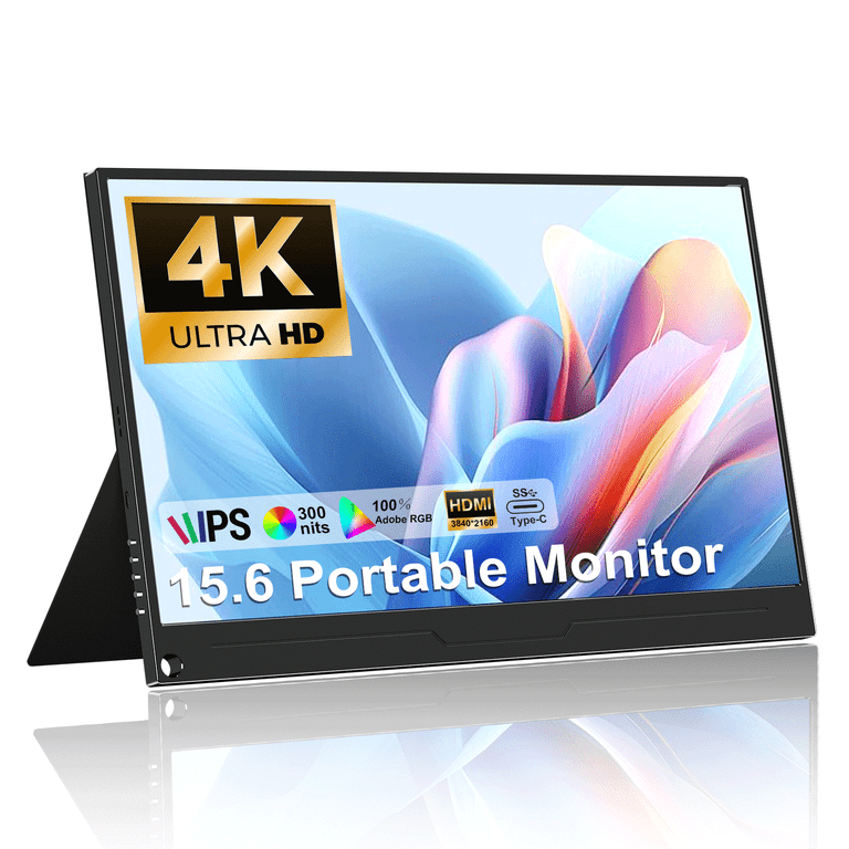 COCOPAR Portable Monitor 15.6” USB outlet Type-C Full HD 1080 IPS USB C Portable Monito