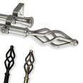 thumbnail image 1 of Vinci Double 13/16 inch dia. Curtain Rod 120-170" - Antique Brass, 1 of 2