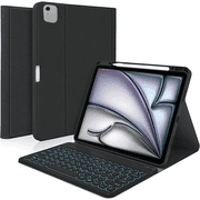 Vinci Keyboard Case for iPad Air 11 inch M4 M3 M2, Air 5th/4th Gen 10.9, iPad Pro 11-inch 4th/3rd/2nd/1st Gen, Magnetic Detachable Wireless Keyboard with Pencil