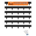 thumbnail image 1 of Vinci Landscape Edging Border, 40" L x 8" H 6Pack 20FT Total Black Galvanized Steel Garden Edging,Easy Installation,Sturdy Elegant Metal Lawn Broder for Flower Beds, Pathways, Paver Edges and Yard, 1 of 7