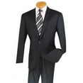thumbnail image 1 of Vinci Solid Charcoal Gray 2 Button Mens Business Suits 2PP, 1 of 1