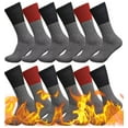 thumbnail image 1 of Vinco Thermal Socks 12 Pairs Insulated for cold weather Premium Comfortable Warm Winter Socks, 1 of 1